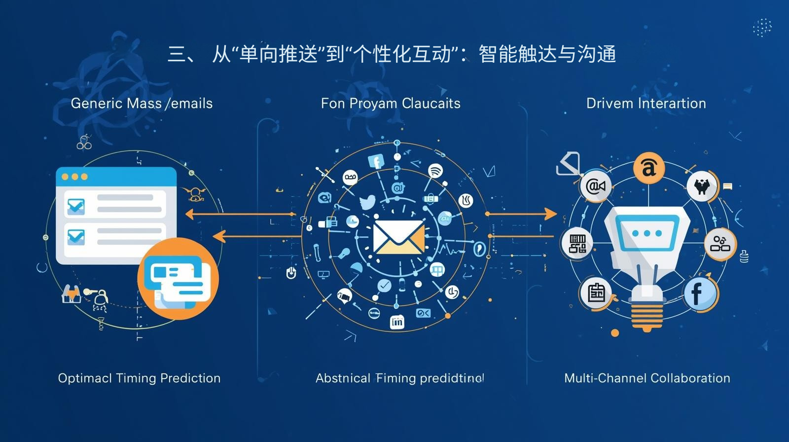三、 从“单向推送”到“个性化互动”：智能触达与沟通