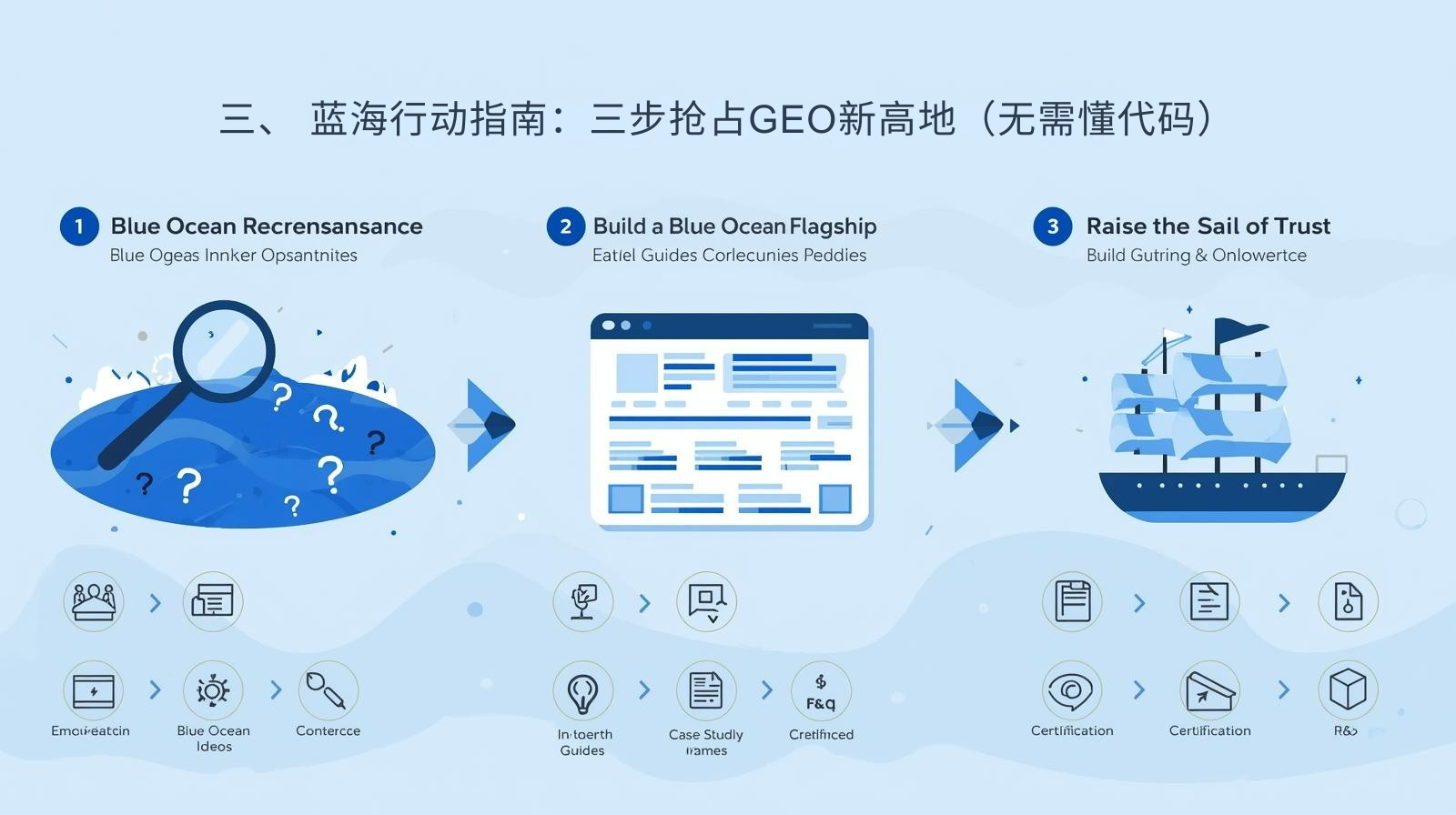 三、 蓝海行动指南：三步抢占GEO新高地（无需懂代码）