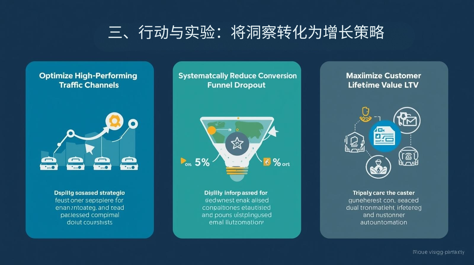 三、行动与实验：将洞察转化为增长策略