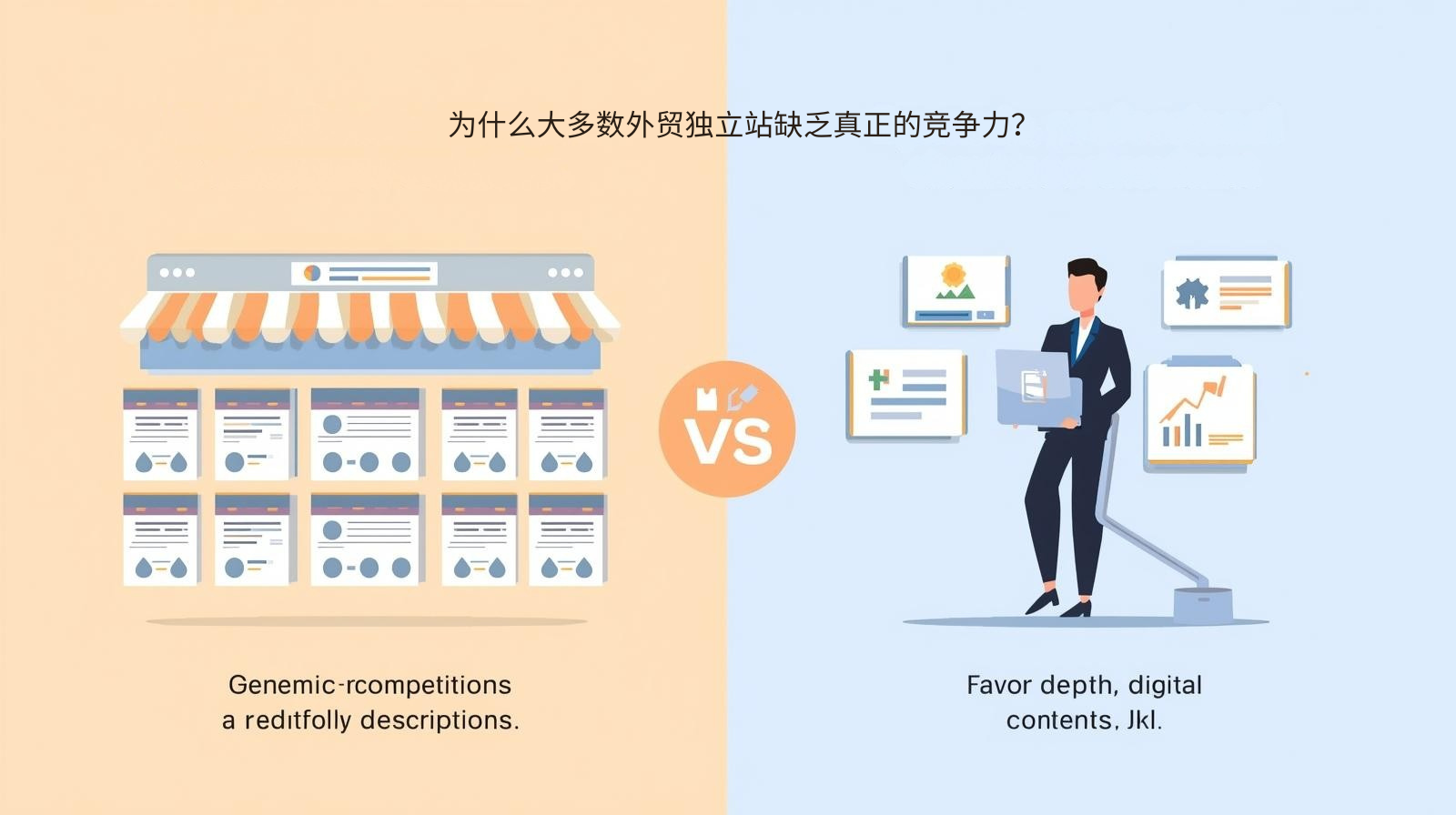 为什么大多数外贸独立站缺乏真正的竞争力？