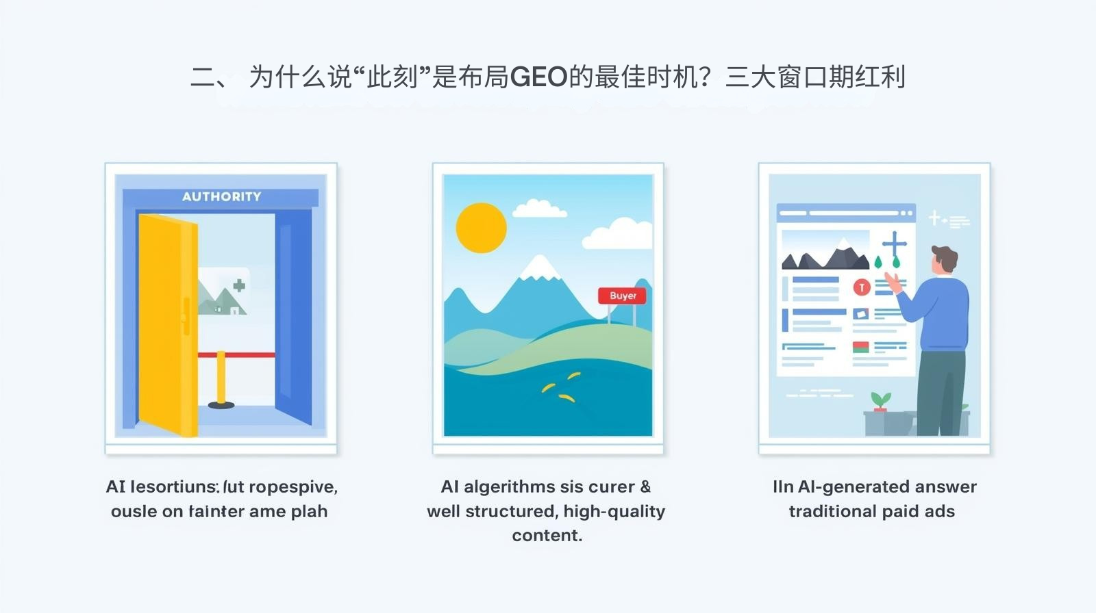 二、 为什么说“此刻”是布局GEO的最佳时机？三大窗口期红利