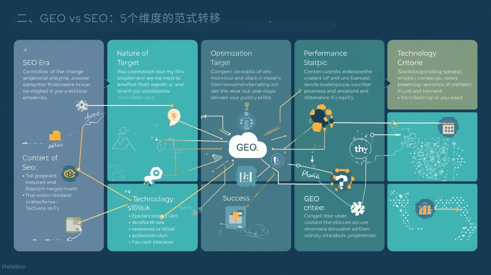 二、GEO vs SEO：5个维度的范式转移