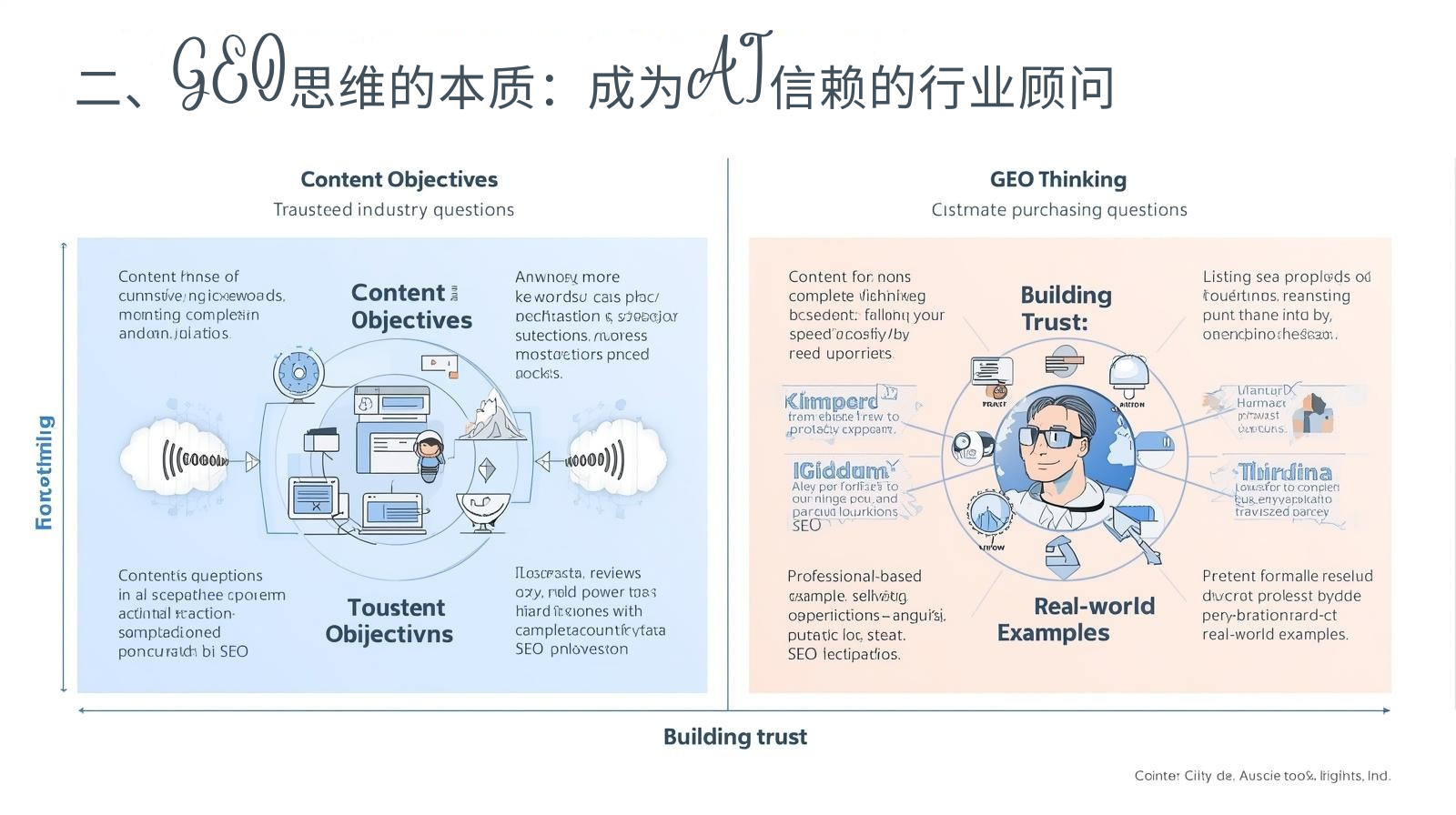 二、GEO思维的本质：成为AI信赖的行业顾问