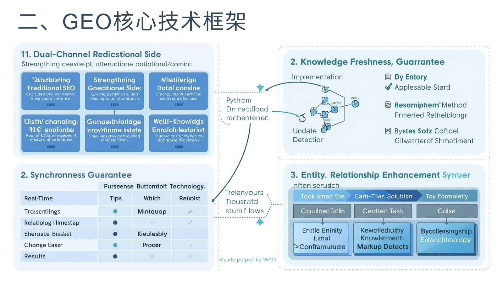 二、GEO核心技术框架