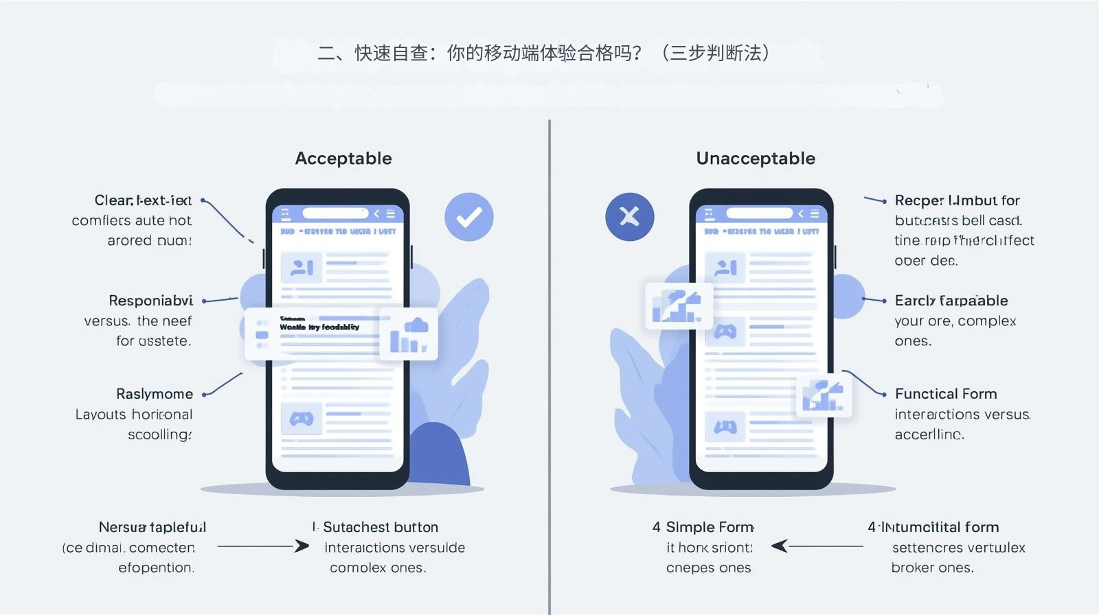 二、快速自查：你的移动端体验合格吗？（三步判断法）