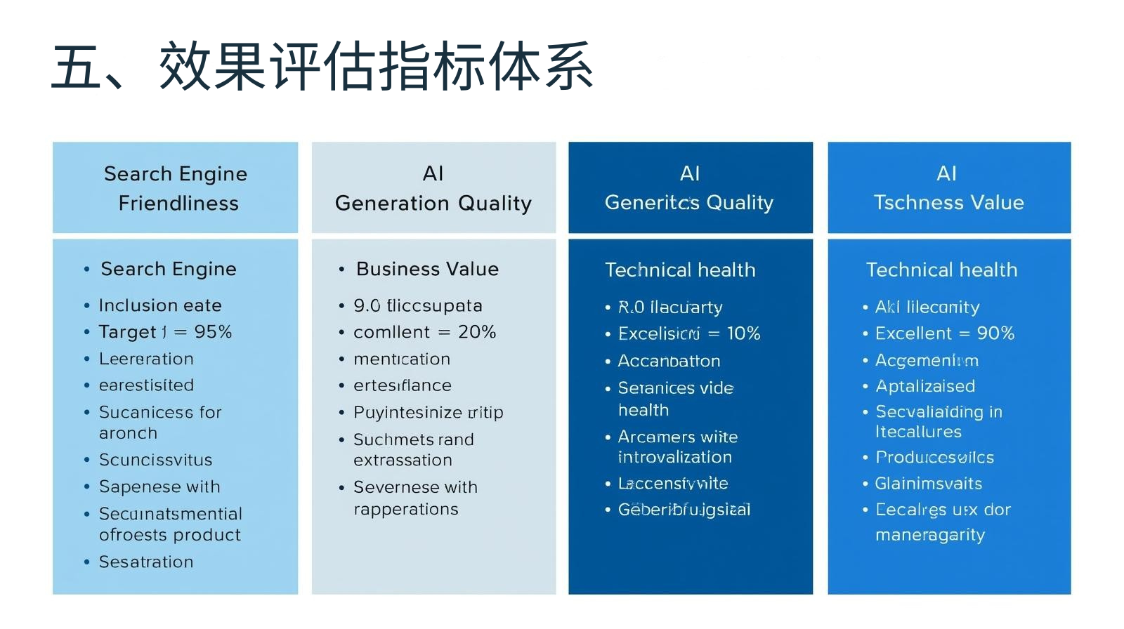五、效果评估指标体系