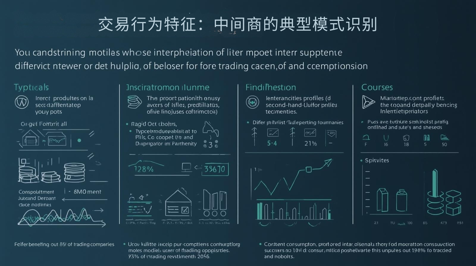 交易行为特征：中间商的典型模式识别