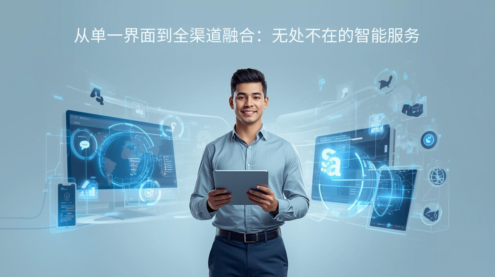 从单一界面到全渠道融合：无处不在的智能服务