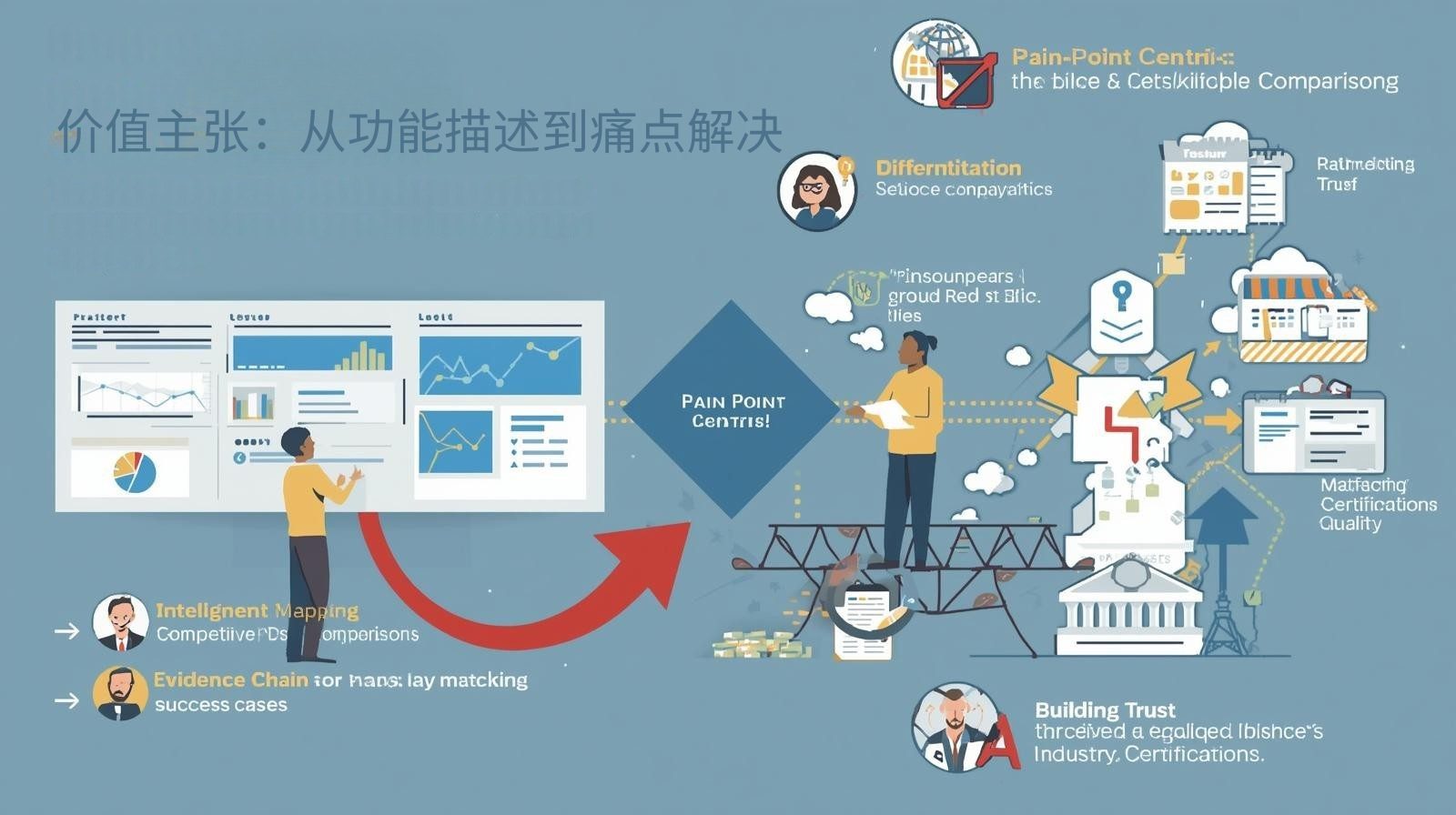 价值主张：从功能描述到痛点解决
