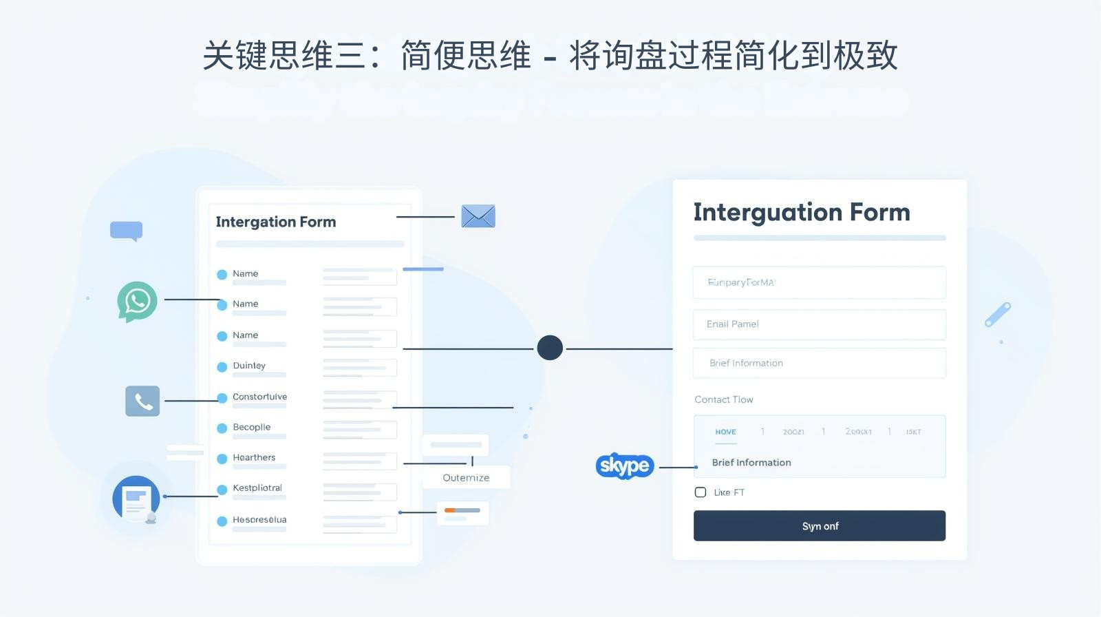 关键思维三：简便思维 - 将询盘过程简化到极致