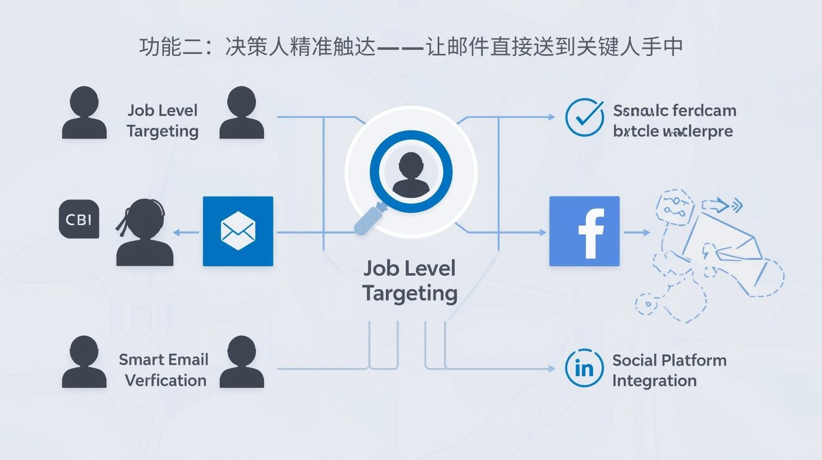 功能二：决策人精准触达——让邮件直接送到关键人手中