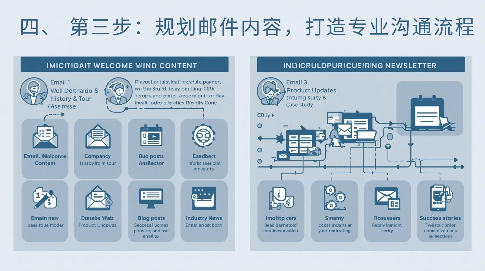 四、 第三步：规划邮件内容，打造专业沟通流程