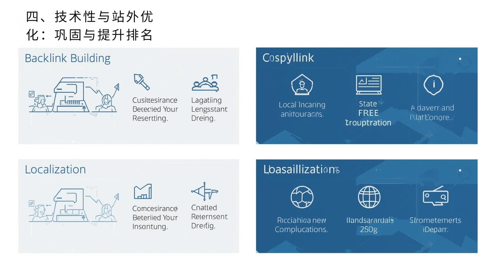 四、技术性与站外优化：巩固与提升排名