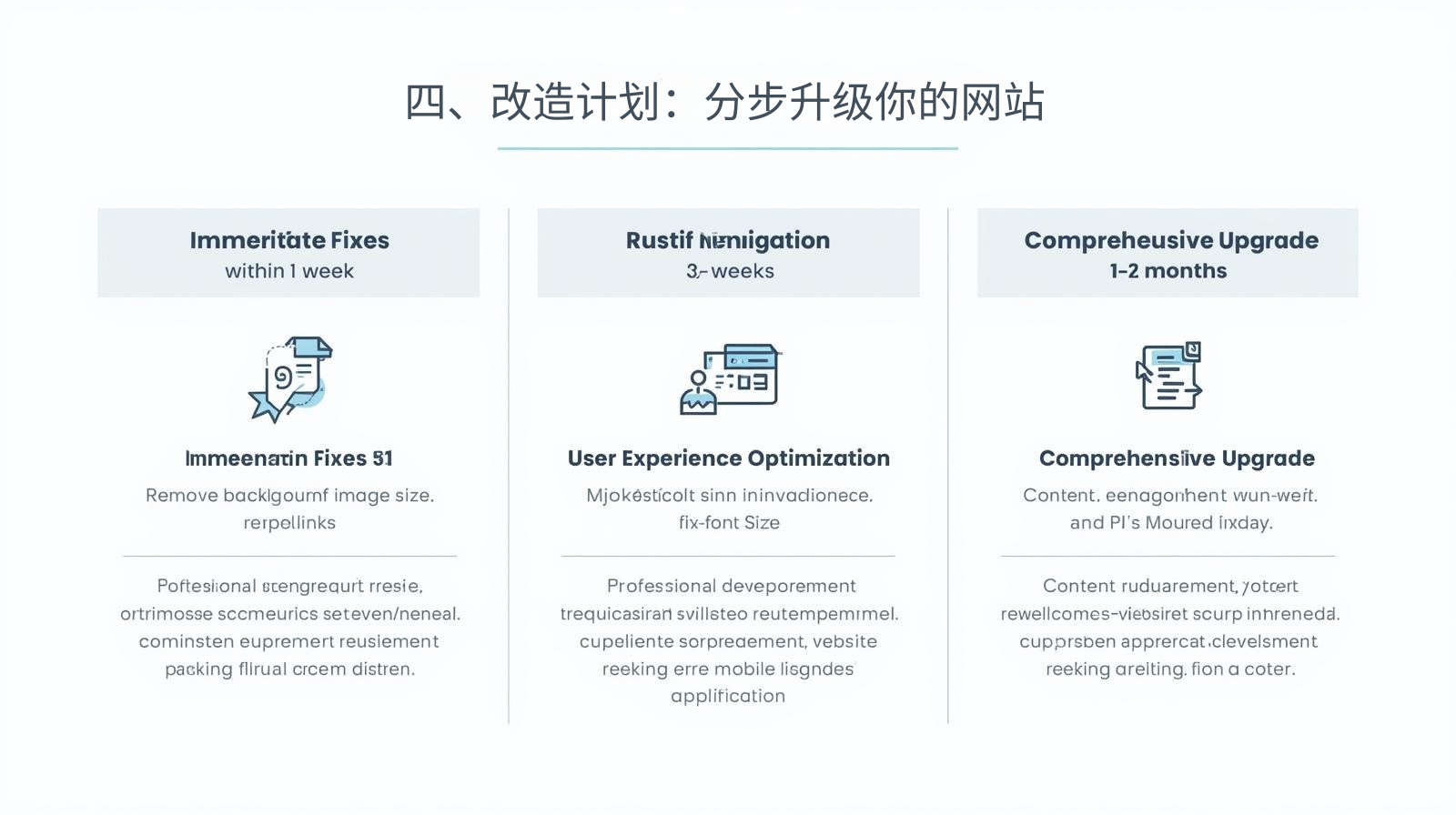 四、改造计划：分步升级你的网站