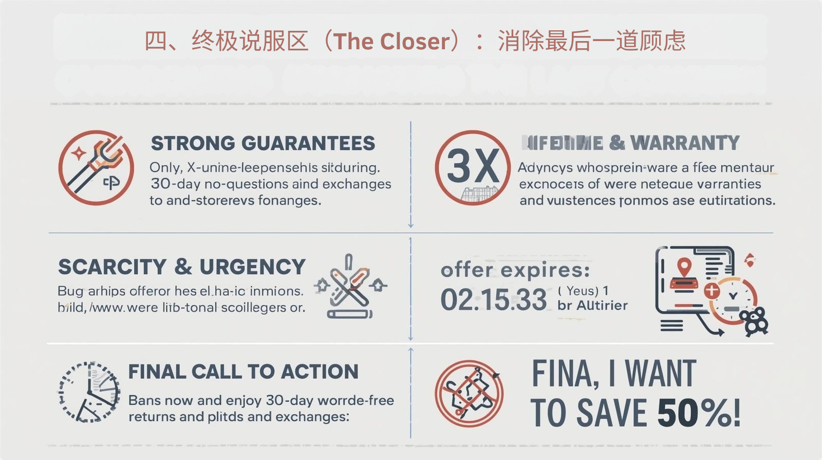 四、终极说服区（The Closer）：消除最后一道顾虑