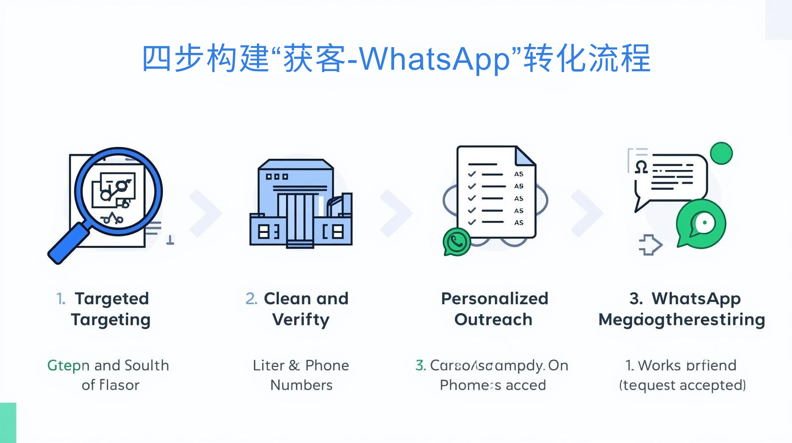 四步构建“获客-WhatsApp”转化流程