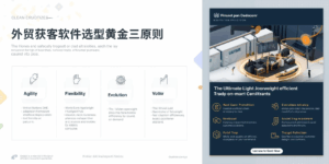 外贸获客软件选型黄金三原则