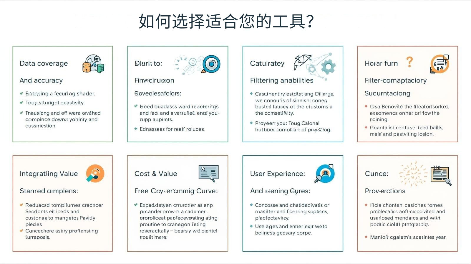 如何选择适合您的工具？