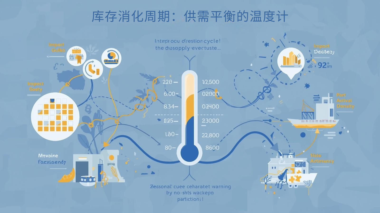 海关数据库存消化周期：供需平衡的温度计