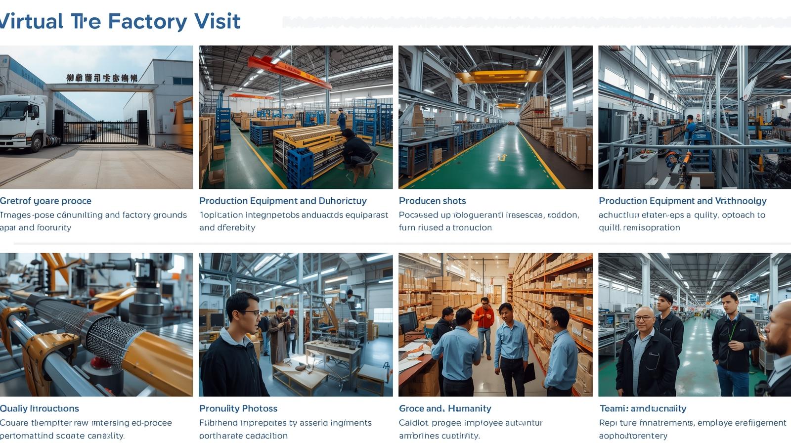 二、 高质量的“工厂实拍”应该拍什么?(内容规划)