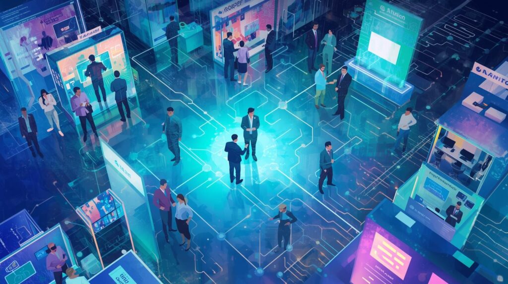 结合数字化工具，新兴展商可实现展会前、中、后的全流程客户开发。