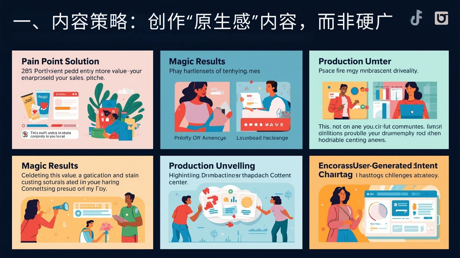 一、内容策略：创作“原生感”内容，而非硬广