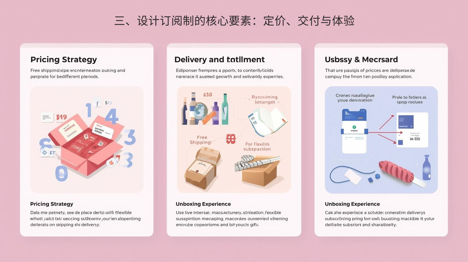 三、设计订阅制的核心要素：定价、交付与体验