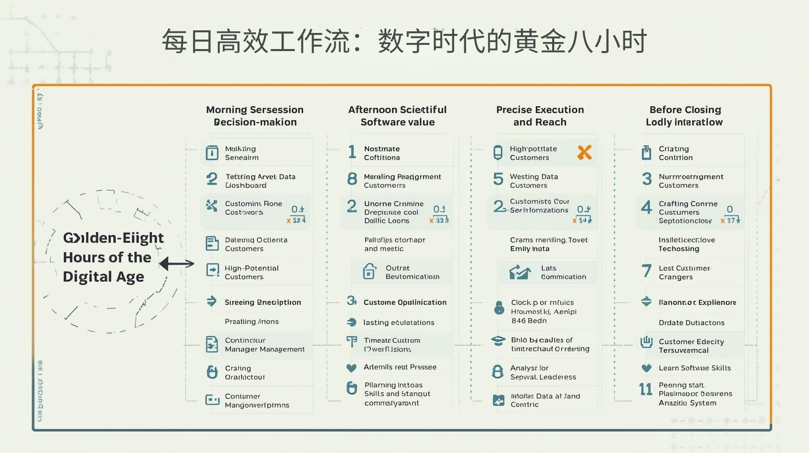 每日高效工作流：数字时代的黄金八小时