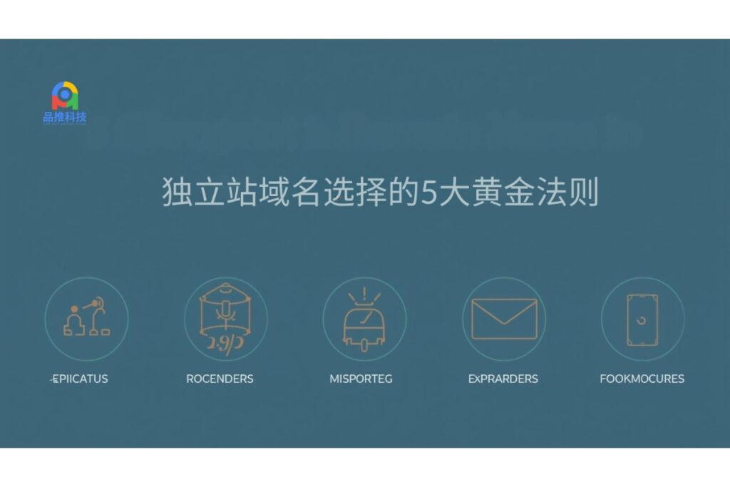 独立站域名选择的5大黄金法则
