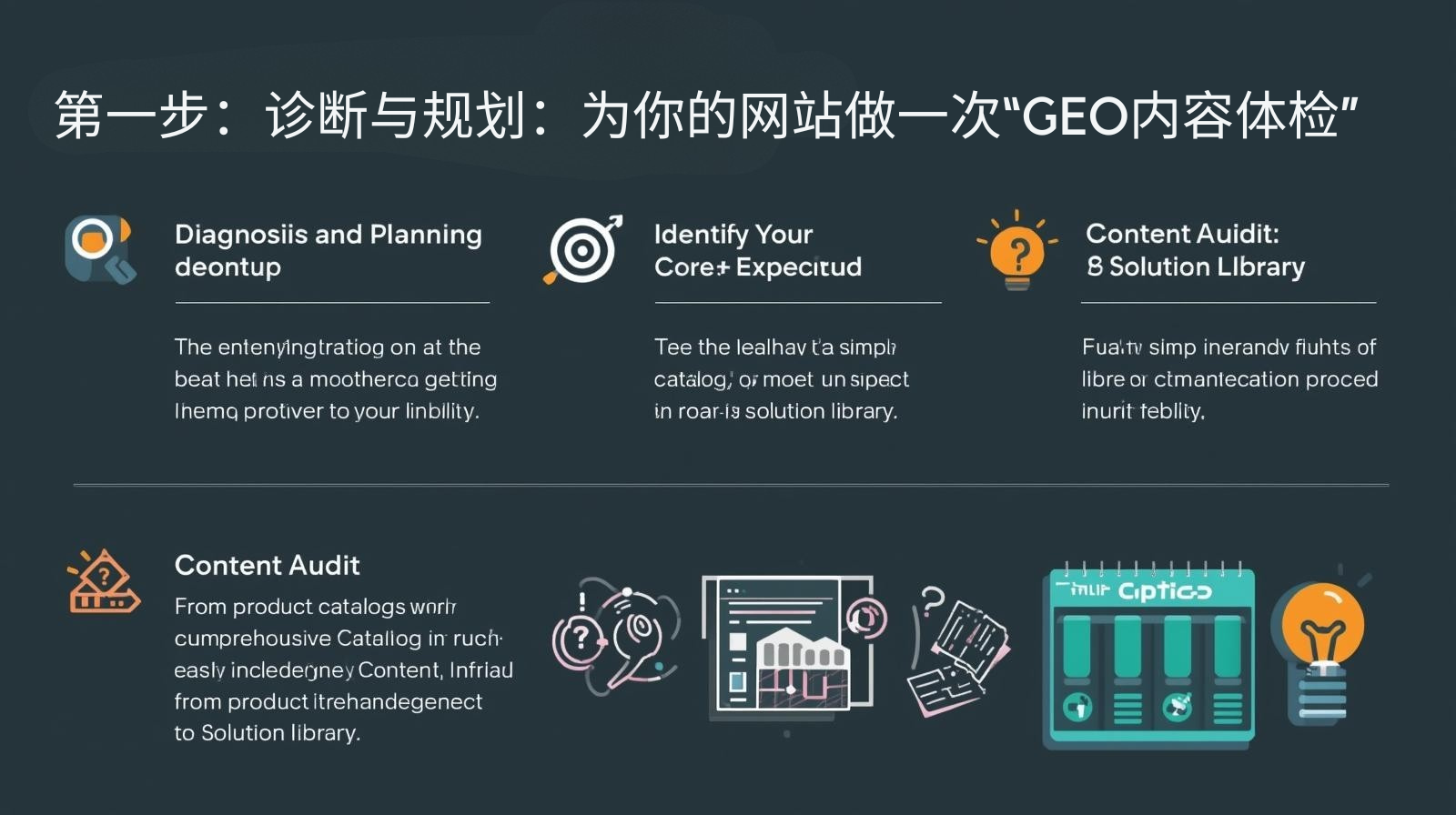 第一步：诊断与规划：为你的网站做一次“GEO内容体检”