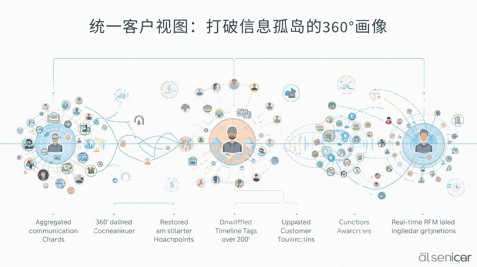 统一客户视图：打破信息孤岛的360°画像