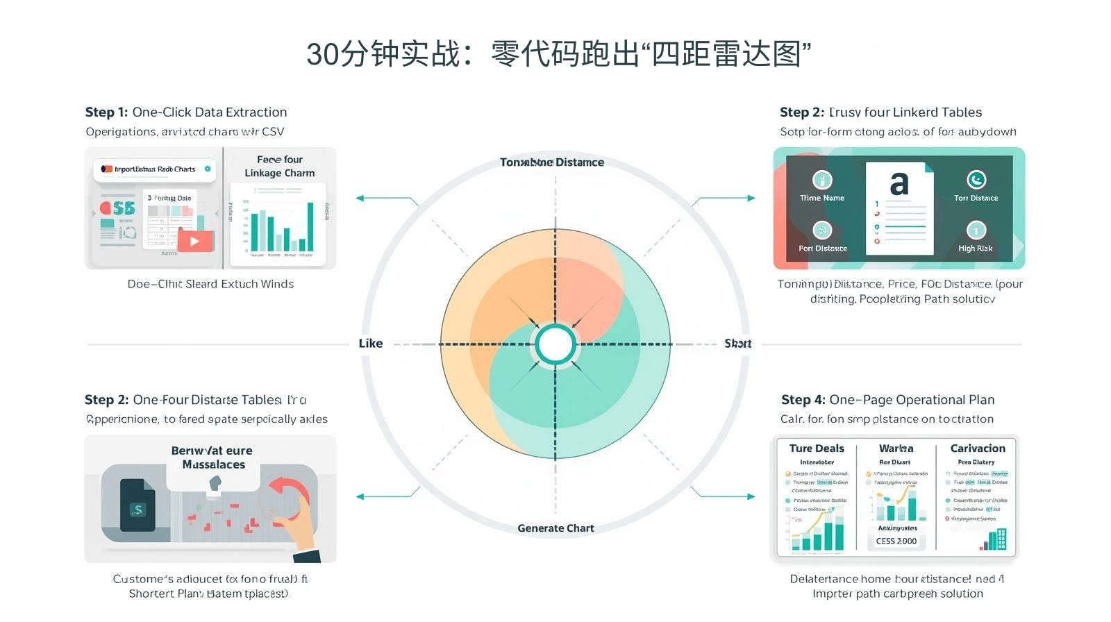 30分钟实战：零代码跑出“四距雷达图”