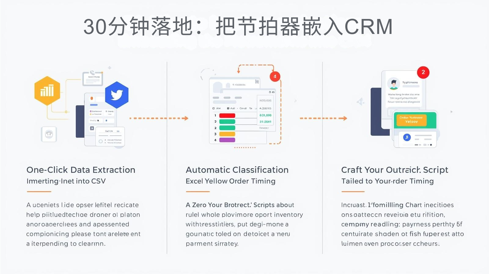 30分钟落地：把节拍器嵌入CRM