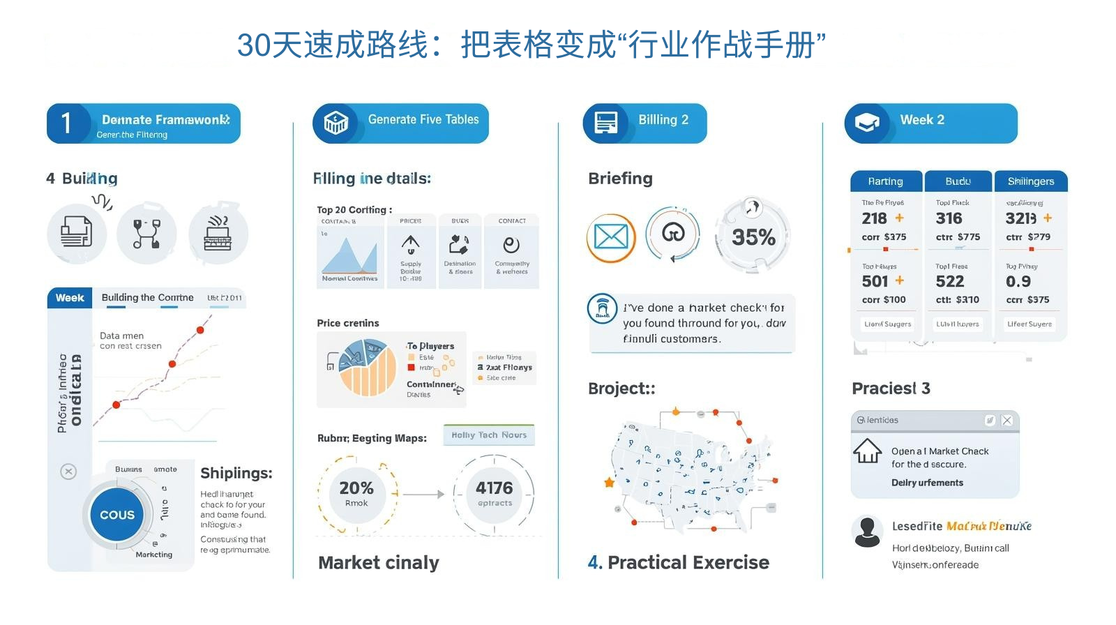 30天速成路线：把表格变成“行业作战手册”