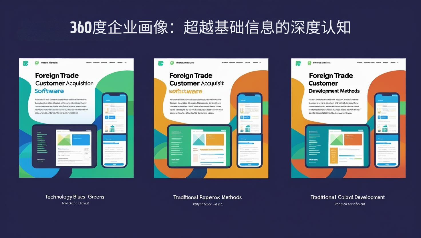 外贸获客软件360度企业画像：超越基础信息的深度认知