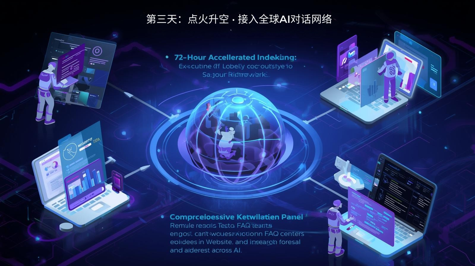 第三天:点火升空 · 接入全球AI对话网络