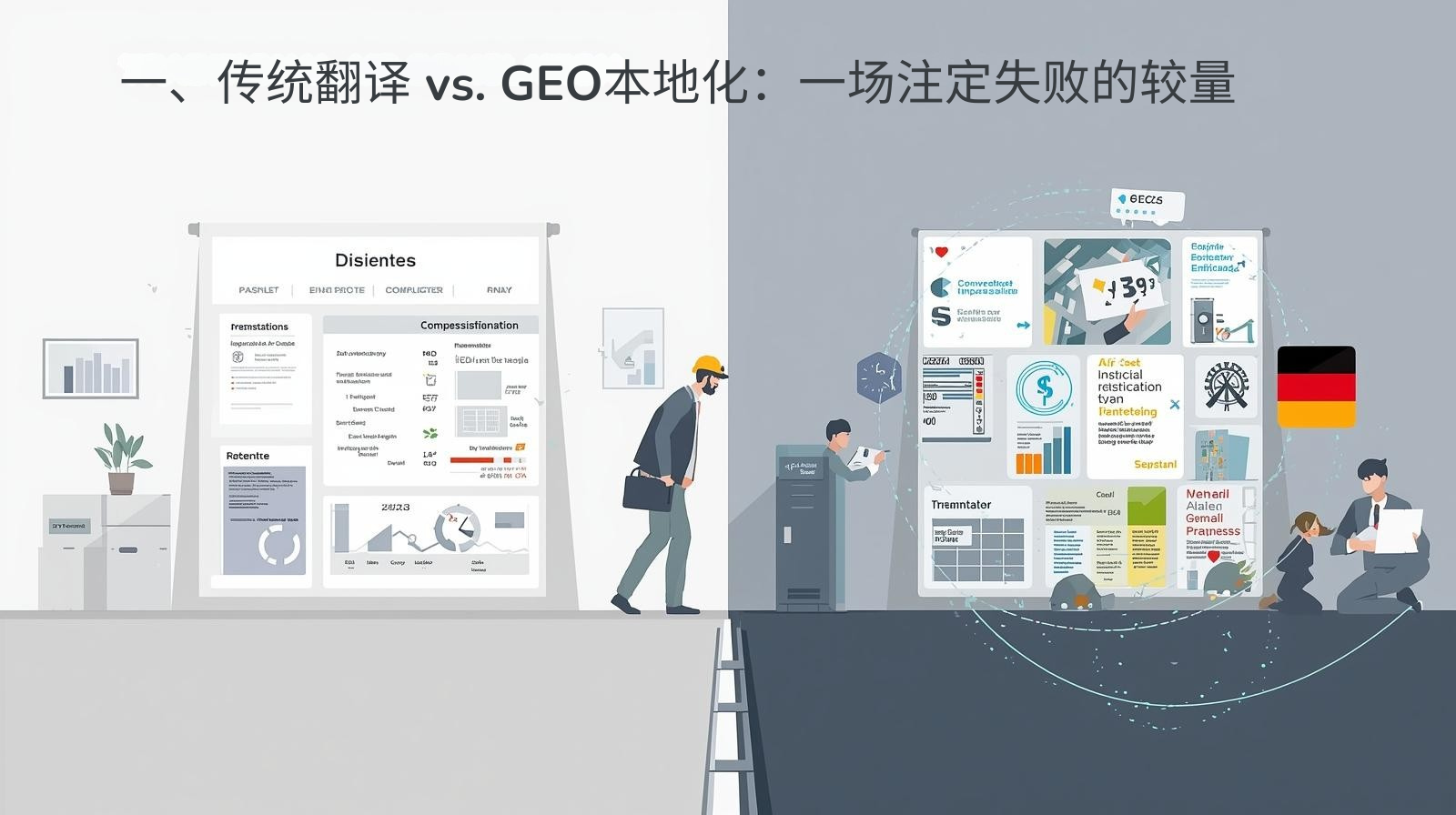 一、传统翻译 vs. GEO本地化：一场注定失败的较量
