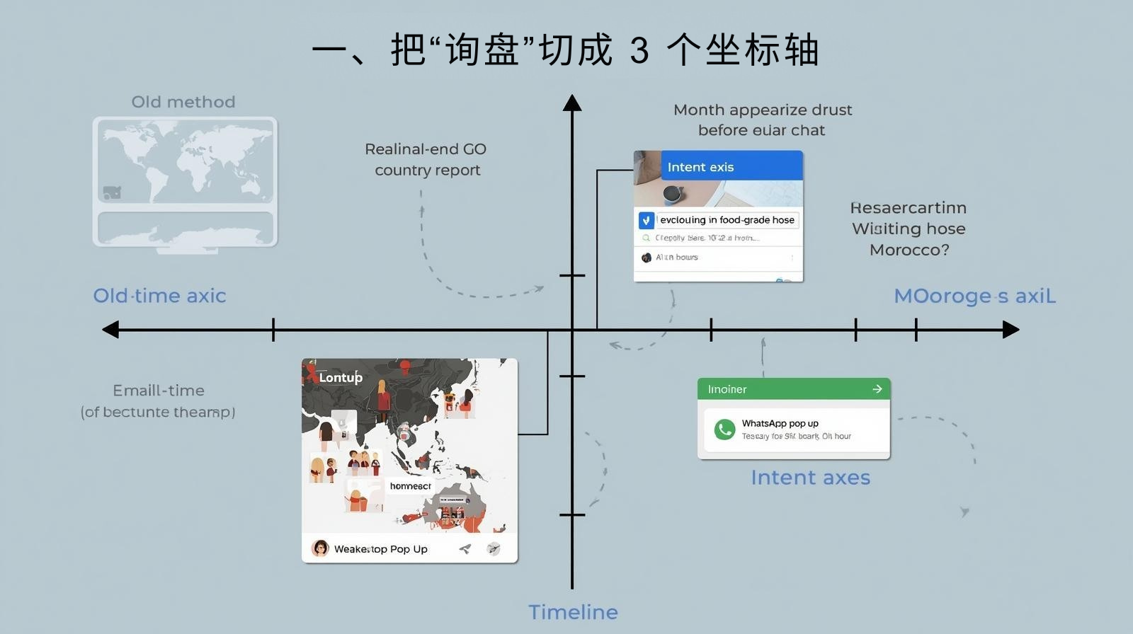 一、把“询盘”切成 3 个坐标轴