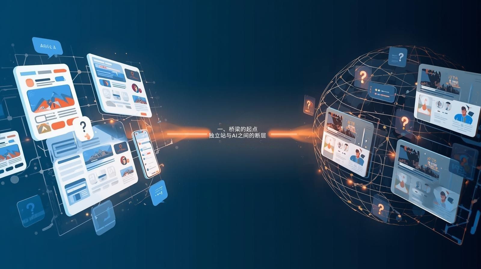 一、桥梁的起点：独立站与AI之间的断层