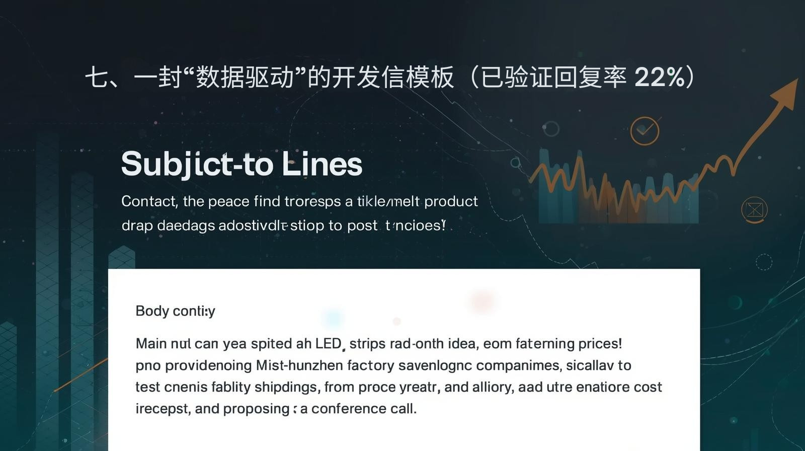 七、一封“数据驱动”的开发信模板（已验证回复率 22%）