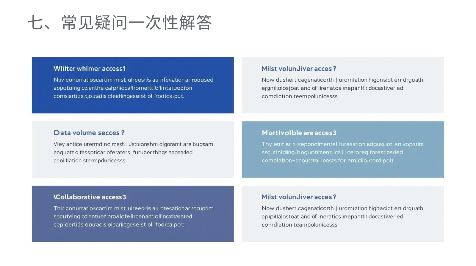 七、常见疑问一次性解答