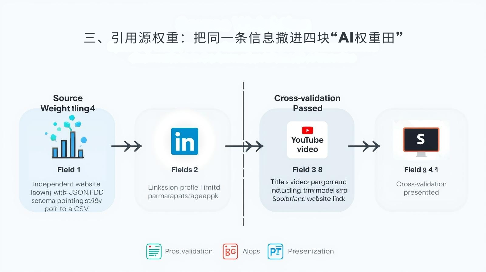 三、引用源权重：把同一条信息撒进四块“AI权重田”
