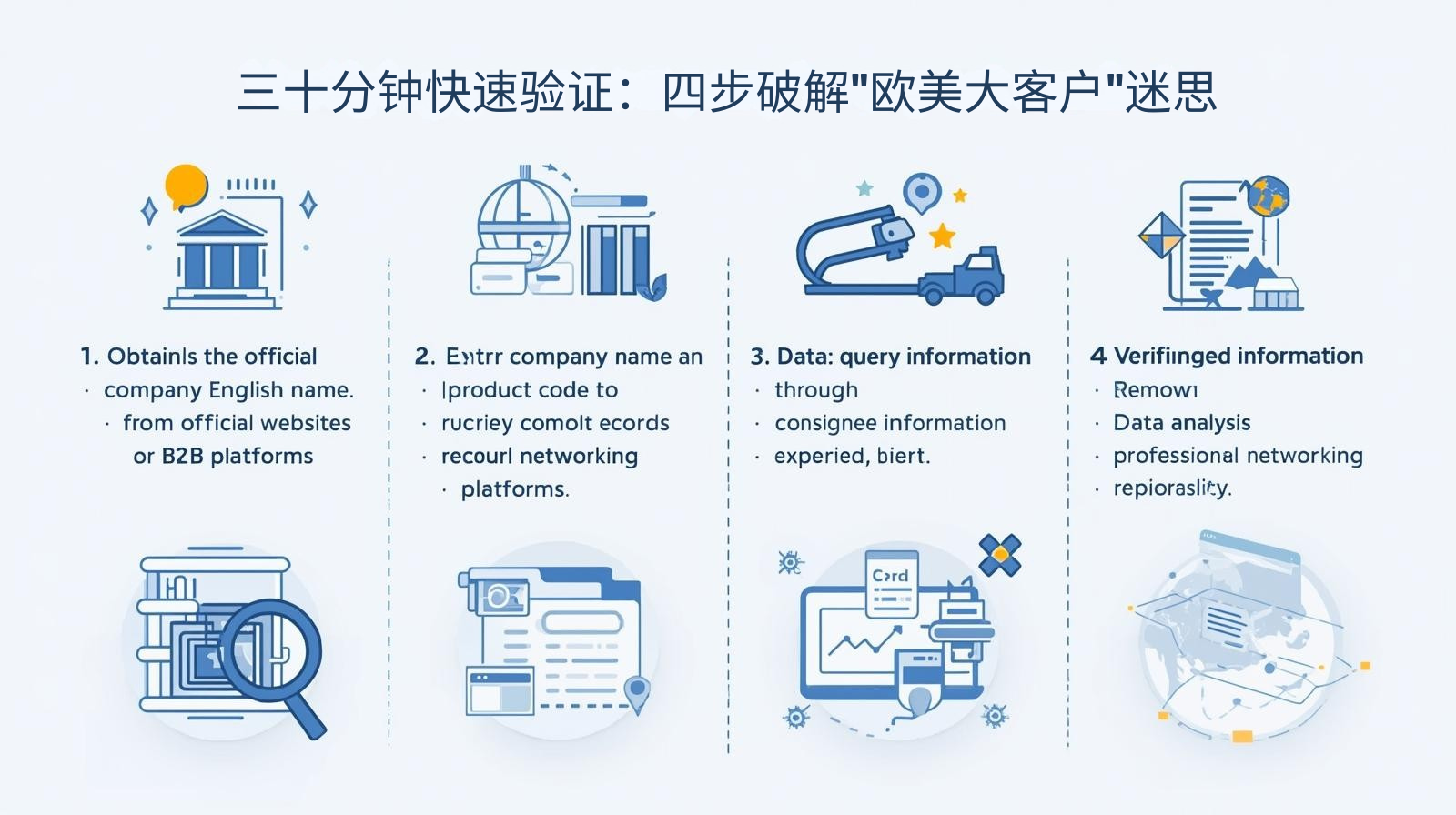 三十分钟快速验证：四步破解"欧美大客户"迷思