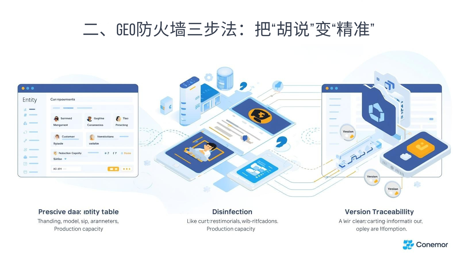 二、GEO防火墙三步法：把“胡说”变“精准”