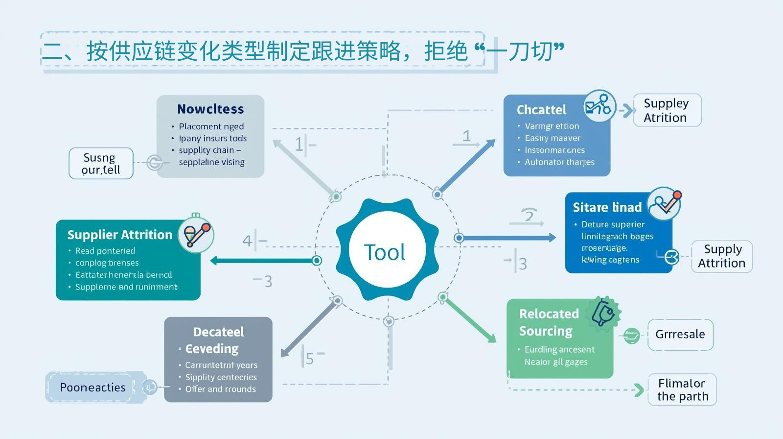 二、按供应链变化类型制定跟进策略，拒绝 “一刀切”