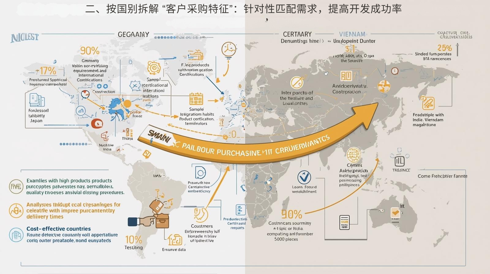 二、按国别拆解 “客户采购特征”：针对性匹配需求，提高开发成功率