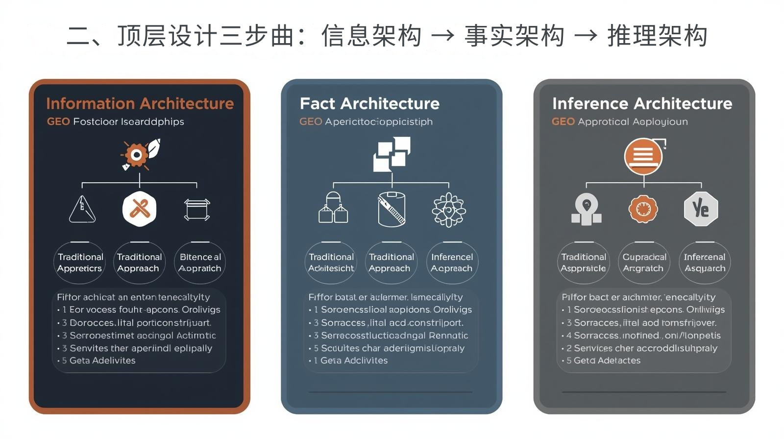 二、顶层设计三步曲：信息架构 → 事实架构 → 推理架构