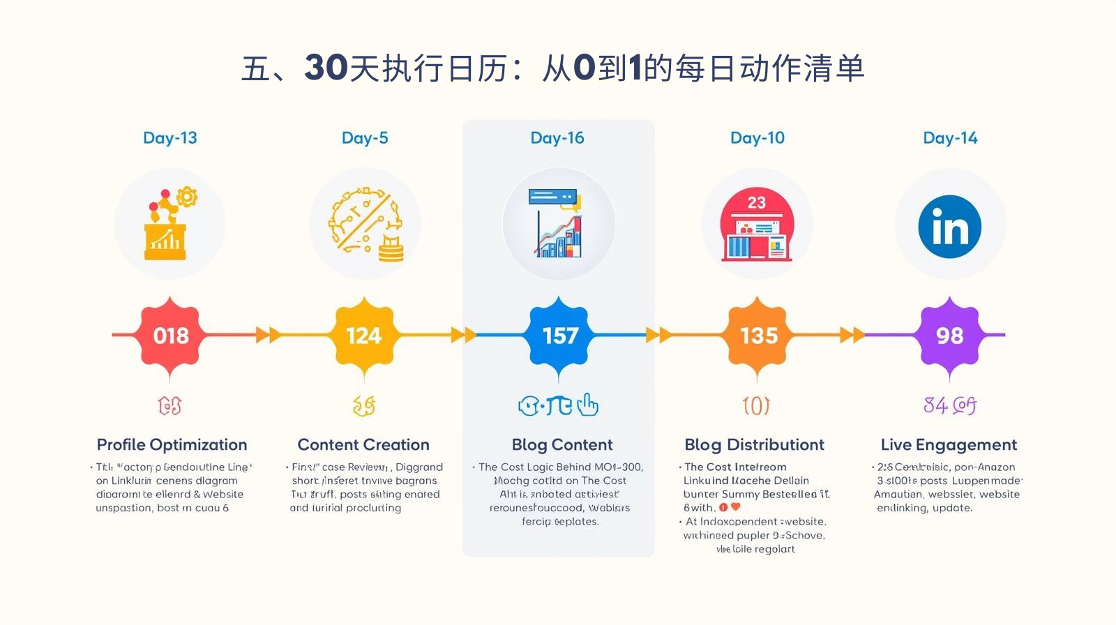 五、30天执行日历：从0到1的每日动作清单 
