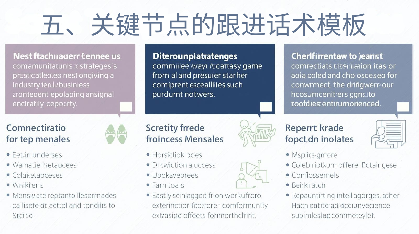 五、关键节点的跟进话术模板