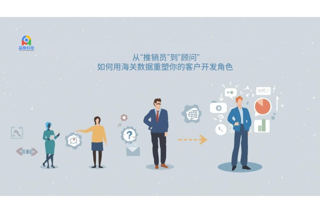 从“推销员”到“顾问”:如何用海关数据重塑你的客户开发角色